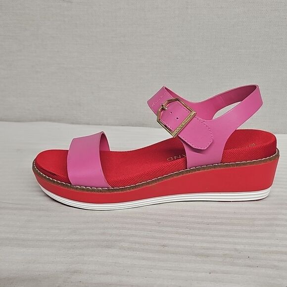 COLE HAAN ORIGINALGRAND FLATFORM WEDGE SANDALS BFPM-04-306 - Picture 6 of 9